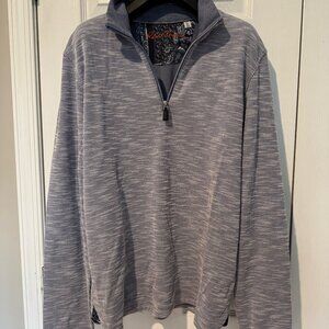 Robert Graham 3/4 zip long sleeve top